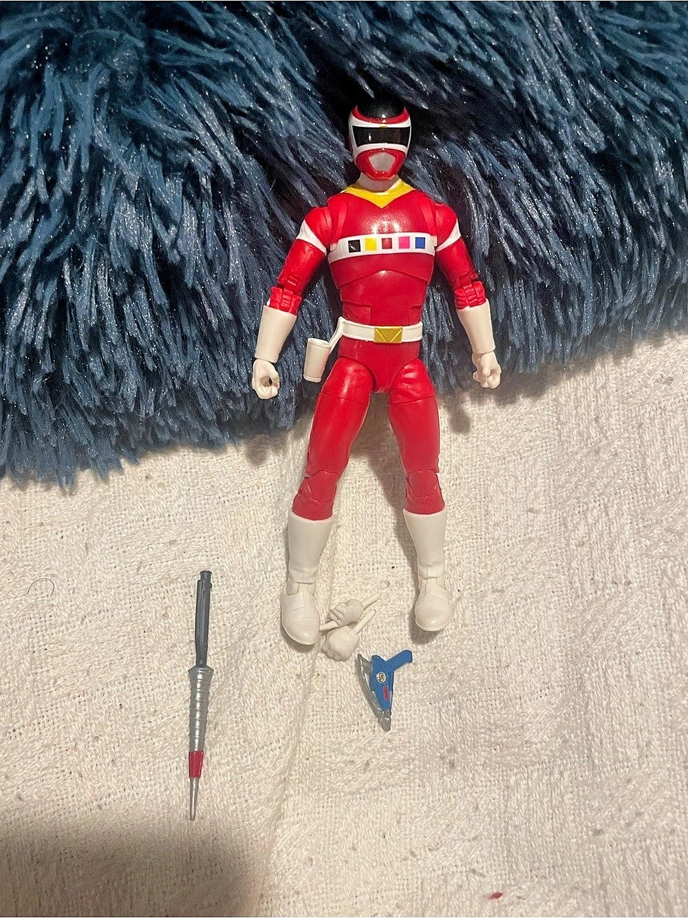Hasbro Power Rangers Lightning Collection In Space Red Ranger Red Action Figure